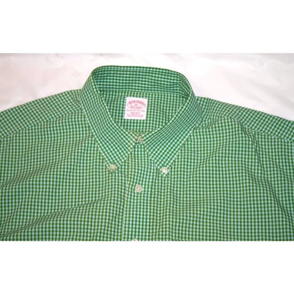 Brooks Brothers 1818 Mens Short Sleeve Button Down - Picture 2 of 5